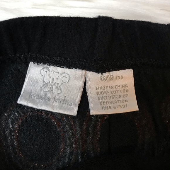 Halloween Black Footed Pants Ghost Feet Boo Bottom - Picture 5 of 6